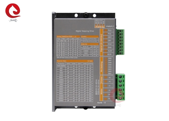 জুনকি 24V~80VDC বর্তমান2.0A~8.4A ডিজিটাল স্টেপিং ডাইভ 4,6৮ ওয়্যার ২-ফেজ স্টেপার মোটর