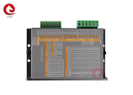 জুনকি 24V~80VDC বর্তমান2.0A~8.4A ডিজিটাল স্টেপিং ডাইভ 4,6৮ ওয়্যার ২-ফেজ স্টেপার মোটর