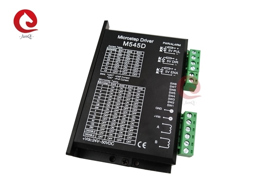 জুনকি Nema23/34 স্টেপার ড্রাইভার DM545D 4.5A 24 ~ 50VDC জন্য 2 ফেজ স্টেপার মোটর নিয়ামক সিএনসি খোদাই মেশিন