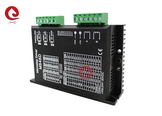 জুনকি Nema23/34 স্টেপার ড্রাইভার DM545D 4.5A 24 ~ 50VDC জন্য 2 ফেজ স্টেপার মোটর নিয়ামক সিএনসি খোদাই মেশিন