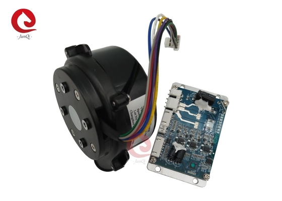 JUNQI 24V 24000rpm 57m3/h বায়ু প্রবাহ উচ্চ চাপ ব্রাশহীন ডিসি ব্লোয়ার বায়ু বিশুদ্ধকরণের জন্য ফ্যান