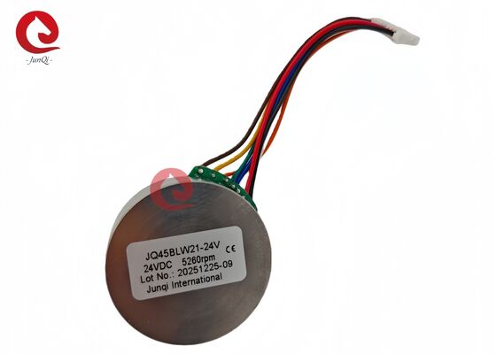JUNQI 45BLW21 24VDC 6700RPM 84mN.M স্বয়ংক্রিয় ভালভ সিস্টেমের জন্য টর্ক