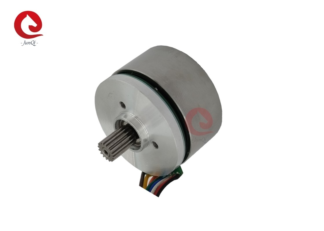 JQ45BLW27-24V-6170A-G01 ফ্ল্যাট আউট রটার BLDC মোটর 24V 27mm 130mN.M ভারসাম্য সরঞ্জাম জন্য উচ্চ টর্ক